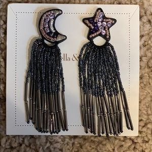 Stella & Dot Moon and Star Chandeliers Earrings